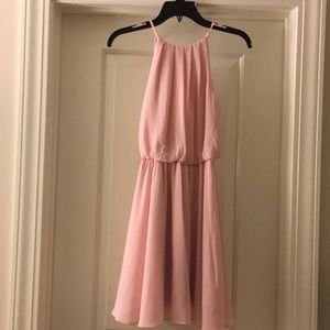 Francesca blush dress
